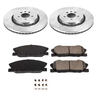 Callahan Brake Parts® - Plain Front Brake Kit