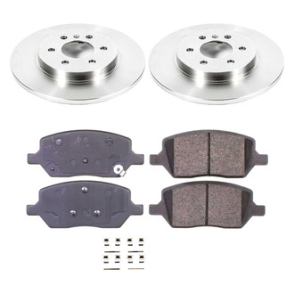 Callahan Brake Parts® - Plain Rear Brake Kit