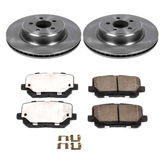 Callahan Brake Parts® - Plain Rear Brake Kit