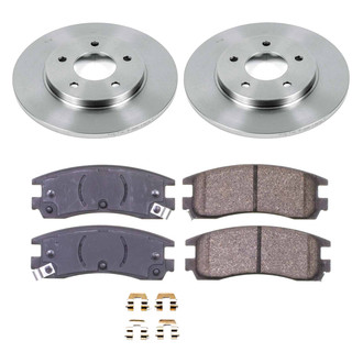 Callahan Brake Parts® - Plain Rear Brake Kit
