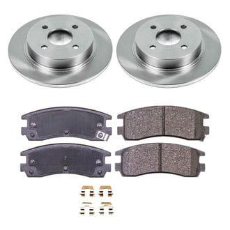Callahan Brake Parts® - Plain Rear Brake Kit