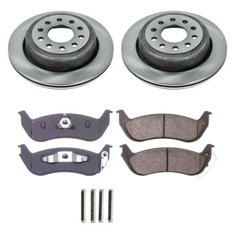 Callahan Brake Parts® - Plain Rear Brake Kit