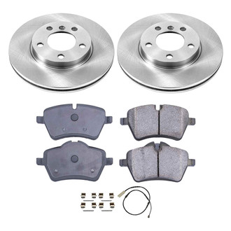 Callahan Brake Parts® - Plain Front Brake Kit
