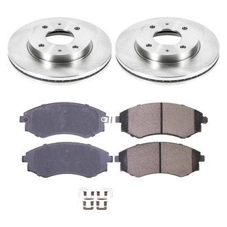 Callahan Brake Parts® - Plain Front Brake Kit