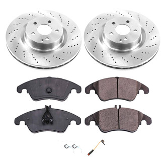 Callahan Brake Parts® - Plain Front Brake Kit