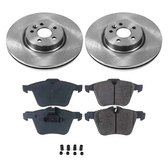 Callahan Brake Parts® - Plain Front Brake Kit