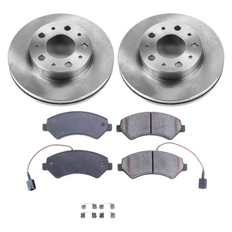 Callahan Brake Parts® - Plain Front Brake Kit