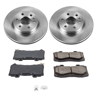 Callahan Brake Parts® - Plain Front Brake Kit