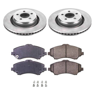 Callahan Brake Parts® - Plain Front Brake Kit