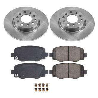 Callahan Brake Parts® - Plain Rear Brake Kit