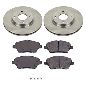 Callahan Brake Parts® - Plain Front Brake Kit