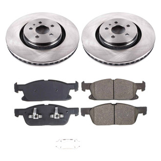 Callahan Brake Parts® K028399 - Plain Front Brake Kit