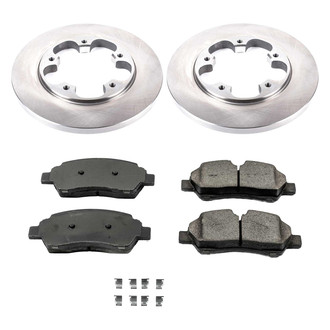 Callahan Brake Parts® - Plain Rear Brake Kit