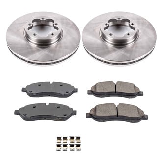 Callahan Brake Parts® - Plain Front Brake Kit