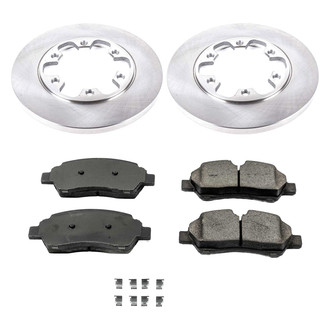Callahan Brake Parts® - Plain Rear Brake Kit