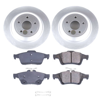 Callahan Brake Parts® - Plain Rear Brake Kit