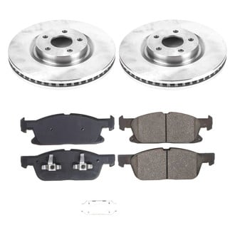 Callahan Brake Parts® - Plain Front Brake Kit