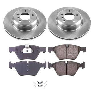 Callahan Brake Parts® - Plain Front Brake Kit