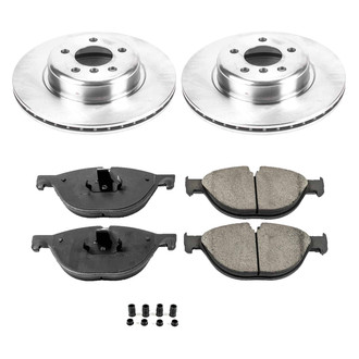 Callahan Brake Parts® - Plain Front Brake Kit