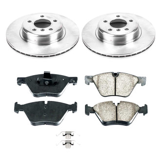 Callahan Brake Parts® - Plain Front Brake Kit