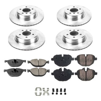 Callahan Brake Parts® - Plain Front and Rear Brake Kit
