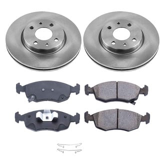 Callahan Brake Parts® - Plain Front Brake Kit