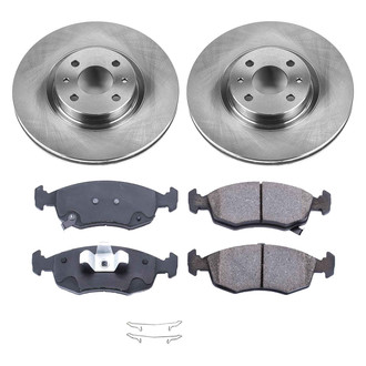 Callahan Brake Parts® - Plain Front Brake Kit