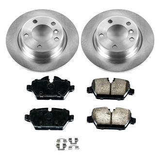 Callahan Brake Parts® - Plain Rear Brake Kit