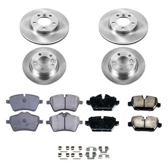 Callahan Brake Parts® - Plain Front and Rear Brake Kit