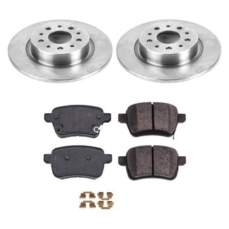 Callahan Brake Parts® - Plain Rear Brake Kit