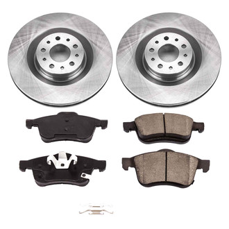 Callahan Brake Parts® - Plain Front Brake Kit