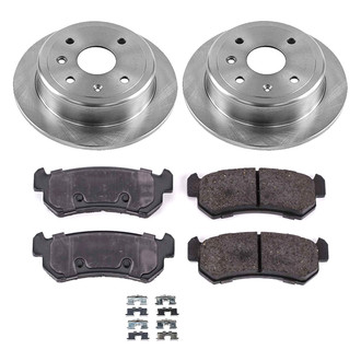 Callahan Brake Parts® - Plain Rear Brake Kit