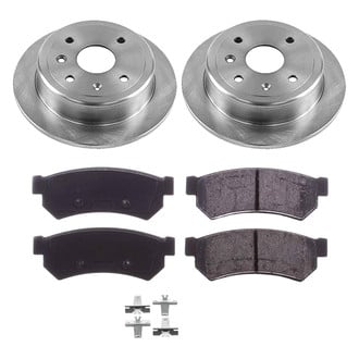 Callahan Brake Parts® - Plain Rear Brake Kit