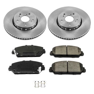 Callahan Brake Parts® - Plain Front Brake Kit
