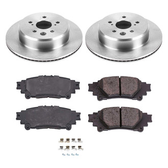 Callahan Brake Parts® - Plain Rear Brake Kit