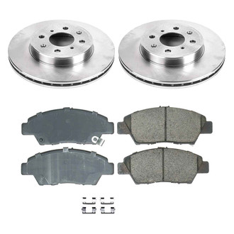 Callahan Brake Parts® - Plain Front Brake Kit