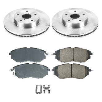 Callahan Brake Parts® - Plain Front Brake Kit