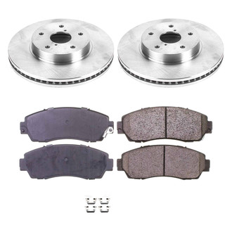 Callahan Brake Parts® - Plain Front Brake Kit