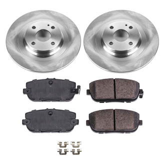 Callahan Brake Parts® - Plain Rear Brake Kit
