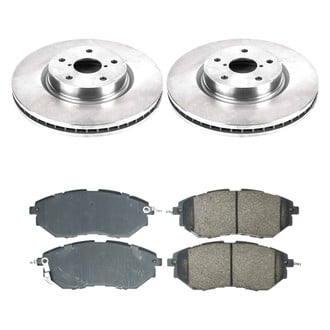 Callahan Brake Parts® K028705 - Plain Front Brake Kit