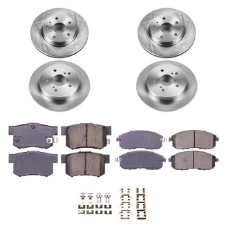 Callahan Brake Parts® - Plain Brake Kit