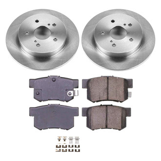 Callahan Brake Parts® - Plain Rear Brake Kit