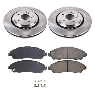 Callahan Brake Parts® - Plain Front Brake Kit