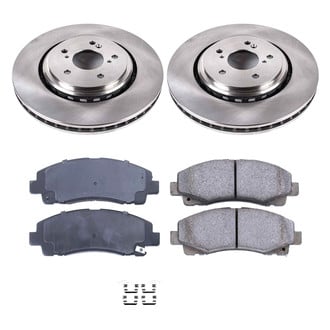 Callahan Brake Parts® - Plain Front Brake Kit