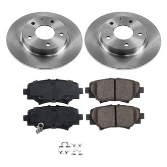 Callahan Brake Parts® - Plain Rear Brake Kit