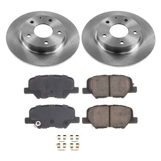 Callahan Brake Parts® - Plain Rear Brake Kit