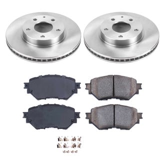 Callahan Brake Parts® - Plain Front Brake Kit