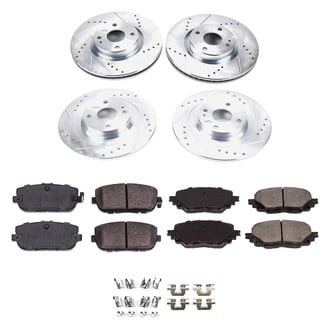 Callahan Brake Parts® - Drilled & Slotted Brake Kit