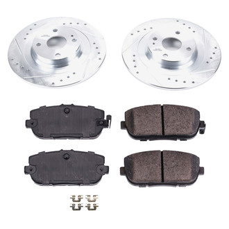 Callahan Brake Parts® - Drilled and Slotted Rear Brake Kit