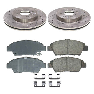 Callahan Brake Parts® - Drilled & Slotted Brake Kit